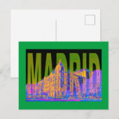spanien madrid postkarte (Vorne/Hinten)