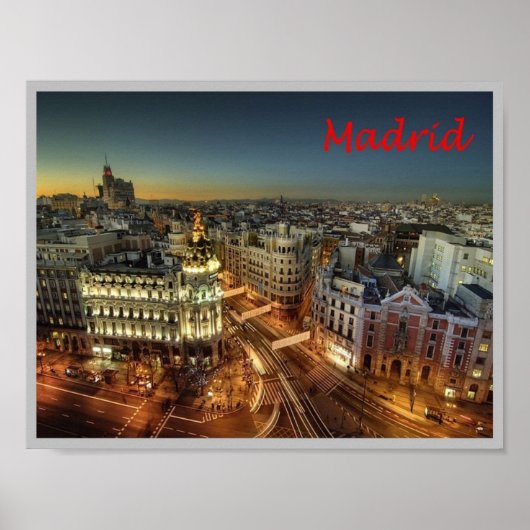 Spanien - Madrid - Stadt - Poster (Vorne)