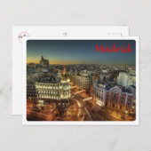 Spanien - Madrid - Stadt - Postkarte (Vorne/Hinten)