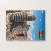 Spanien - Madrid - Stadtzentrum Avenu - Puzzle (Horizontal)