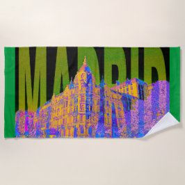 spanien madrid strandtuch