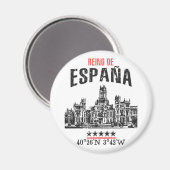 Spanien Magnet (Vorderseite/Rückseite)