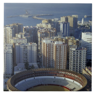 Spanien, Malaga, Andalusien Blick auf die Plaza de Fliese