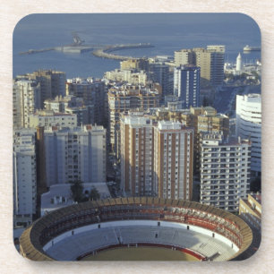 Spanien, Malaga, Andalusien Blick auf die Plaza de Getränkeuntersetzer