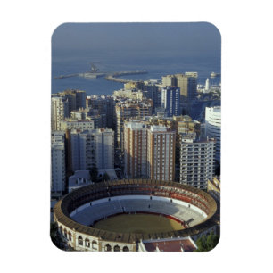 Spanien, Malaga, Andalusien Sicht auf den Plaza de Magnet