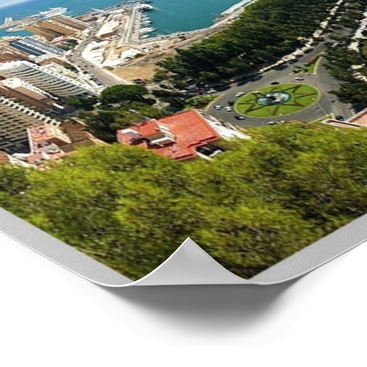 Spanien - Malaga - Poster (Ecke)
