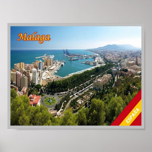Spanien - Malaga - Poster (Vorne)