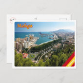 Spanien - Malaga - Postkarte (Vorne/Hinten)