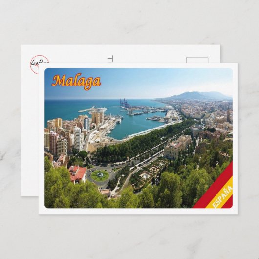 Spanien - Malaga - Postkarte (Vorne/Hinten)