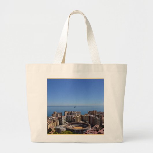 SPANIEN: Malagas Plaza de Toros Leinwand Tasche (Vorne)
