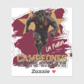 SPANIEN MEISTER 2026 AUFKLEBER (Blatt)
