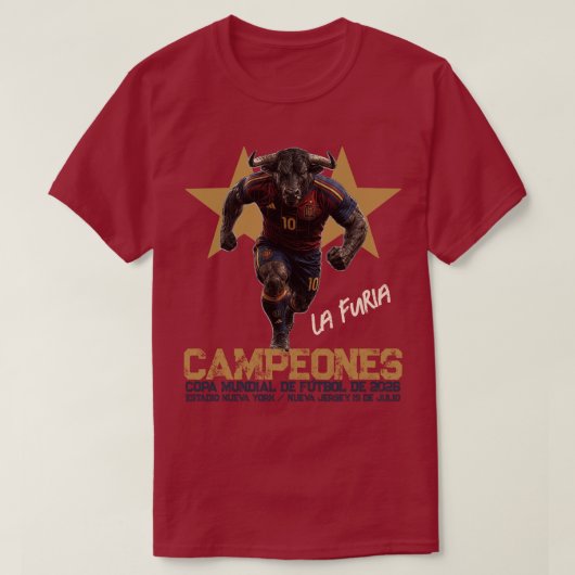 SPANIEN MEISTER 2026 T-Shirt (Design vorne)