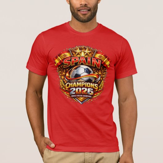 Spanien Meister 2026 T-Shirt (Vorderseite)