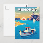 Spanien Menorca Postkarte (Vorne/Hinten)