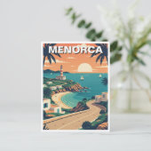 Spanien Menorca Postkarte (Stehend Vorderseite)