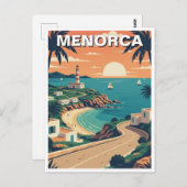 Spanien Menorca Postkarte (Vorne/Hinten)