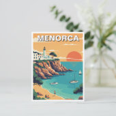 Spanien Menorca Postkarte (Stehend Vorderseite)