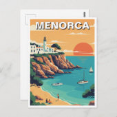 Spanien Menorca Postkarte (Vorne/Hinten)