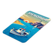 Spanien Menorca Postkarte Magnet (Linke Seite)