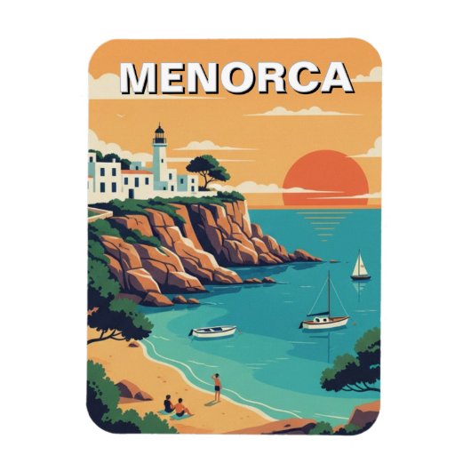 Spanien Menorca Postkarte Magnet (Vertikal)