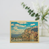 Spanien Miravet Postcard Vintage Travel Postkarte (Stehend Vorderseite)