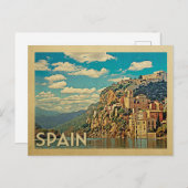 Spanien Miravet Postcard Vintage Travel Postkarte (Vorne/Hinten)