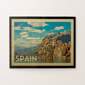 Spanien Miravet Vintage Travel Puzzle (Horizontal)