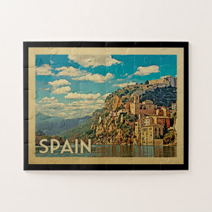 Spanien Miravet Vintage Travel Puzzle