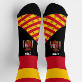 Spanien, Mode, spanische Flagge, patriotisch Socken (Oben)