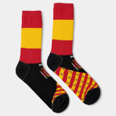 Spanien, Mode, spanische Flagge, patriotisch Socken (Rechts)