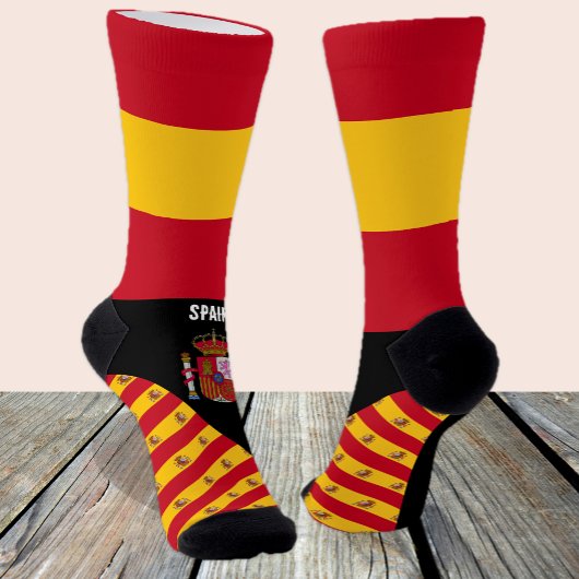 Spanien, Mode, spanische Flagge, patriotisch Socken
