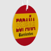 SPANIEN Monogramm - SEHEN SIE ZURÜCK! Ornament (Vorderseite)