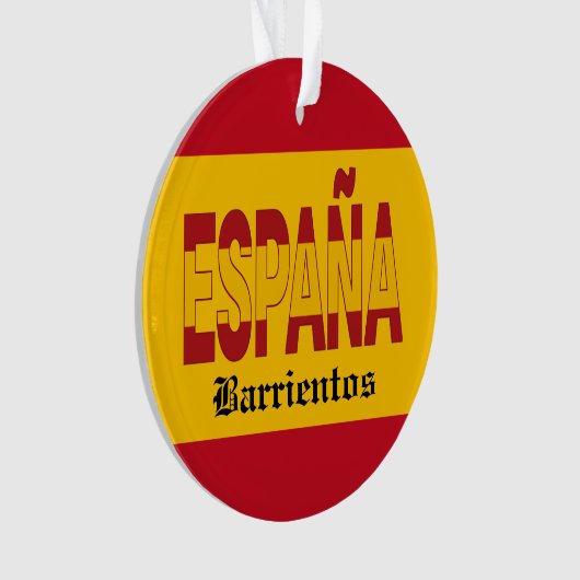 SPANIEN Monogramm - SEHEN SIE ZURÜCK! Ornament (Vorderseite)