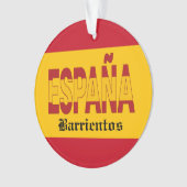 SPANIEN Monogramm - SEHEN SIE ZURÜCK! Ornament (Vorderseite)