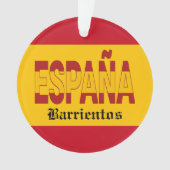 SPANIEN Monogramm - SEHEN SIE ZURÜCK! Ornament (Vorderseite)