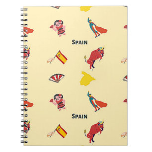 Spanien-Muster Notizblock