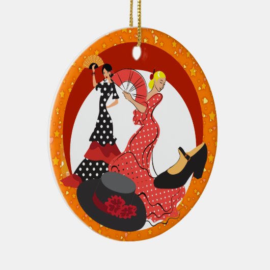 Spanien - Neue Tänzer Keramik Ornament (Rechts)