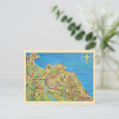 Spanien Nordküste Postkarte (Stehend Vorderseite)