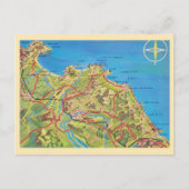 Spanien Nordküste Postkarte (Vorderseite)