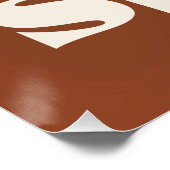 Spanien Orangen Reiseplakat Poster (Ecke)