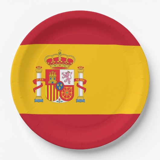 Spanien Pappteller (Vorderseite)