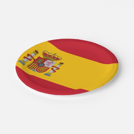 Spanien Pappteller (Schrägansicht)