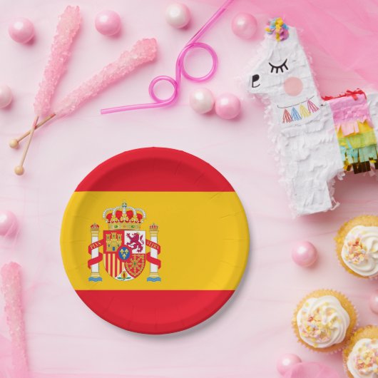 Spanien Pappteller (Party)