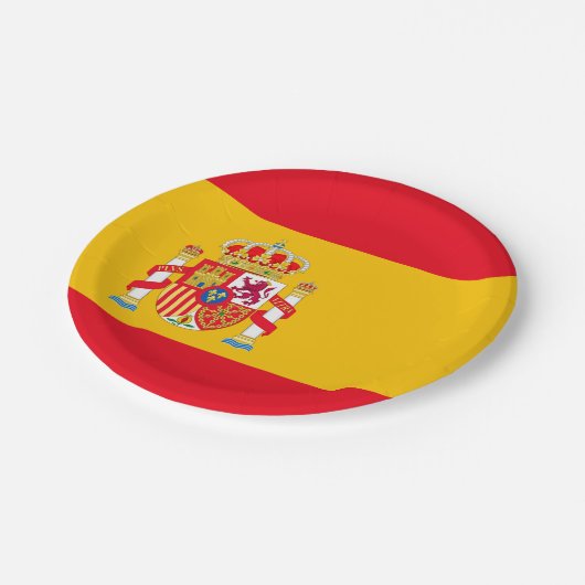 Spanien Pappteller (Schrägansicht)