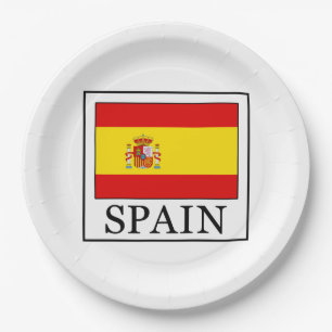Spanien Pappteller