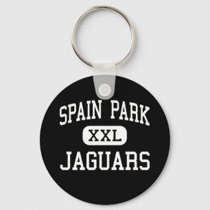 Spanien-Park - Jaguare - hoch - Hoover Alabama Schlüsselanhänger