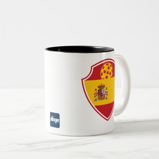 Spanien Pickleball Passion Tasse (VorderseiteRechts)