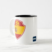 Spanien Pickleball Passion Tasse (Vorderseite Links)