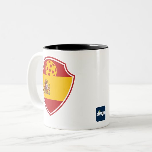 Spanien Pickleball Passion Tasse (Vorderseite Links)
