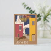 Spanien Plakat Postkarte (Stehend Vorderseite)